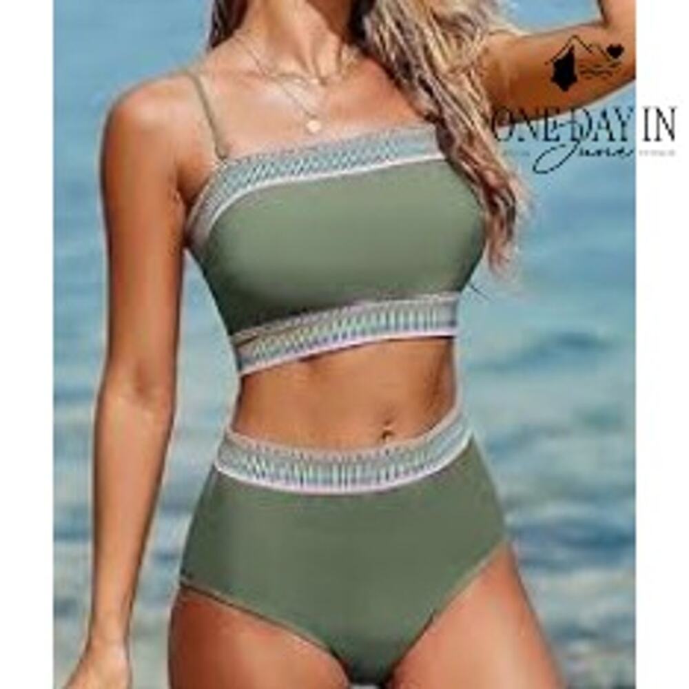 Adisputent Crop Bikini Swimsuit Size XL